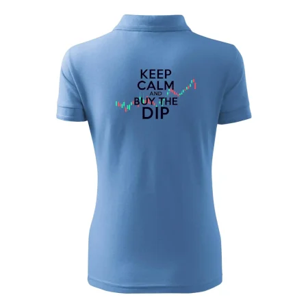 Zelenočervený graf Keep Calm and Buy the Dip