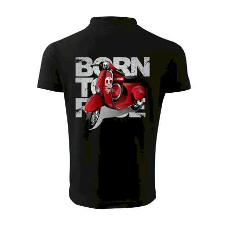 Scooter born to ride red