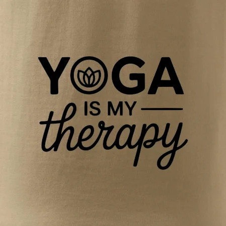 Yoga Is My Therapy nápis