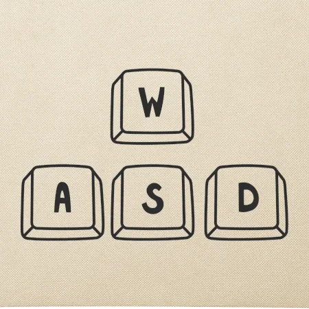 WASD klávesy - prso