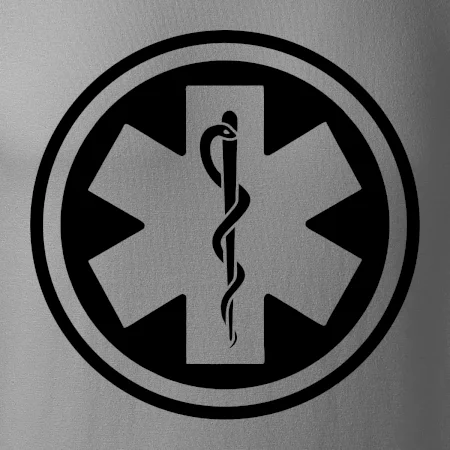 Rescue logo samostatné guľaté