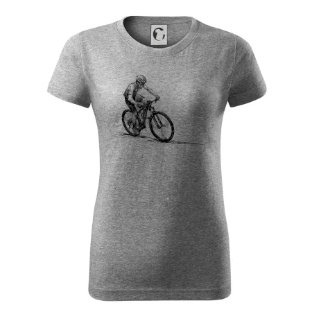 MTB kreslený cyklista