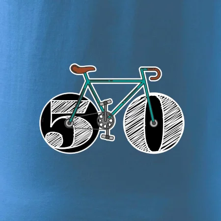 Narodeniny 50 rokov na bicykli