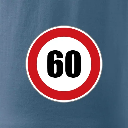 Dopravná značka - obmedzenie rýchlosti 60