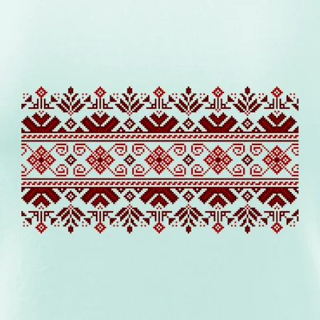 Ukrajinský vzor - červený