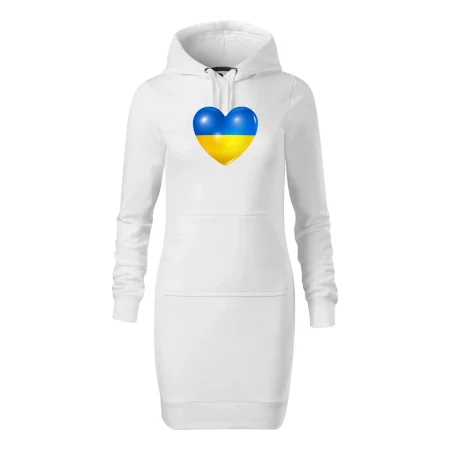 Ukrajina srdce vlajka
