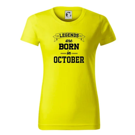 Legends are born in October