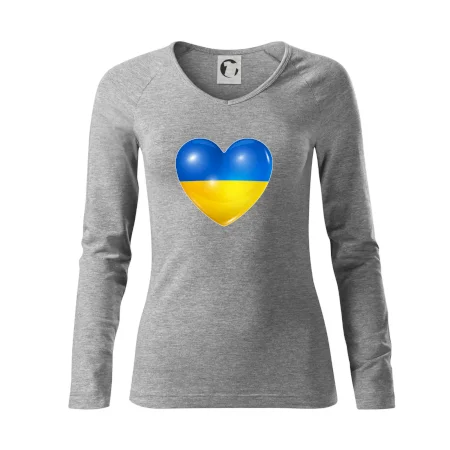 Ukrajina srdce vlajka