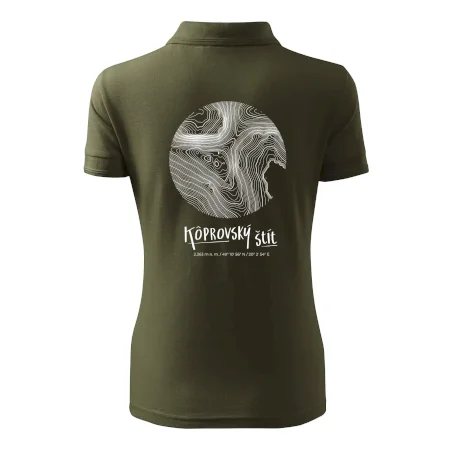 Kôprovský štít - vrstevnice v kruhu