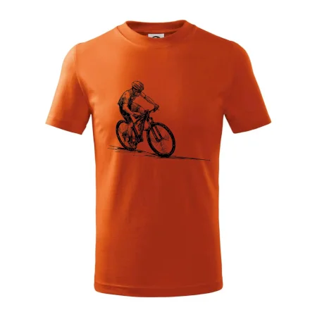 MTB kreslený cyklista