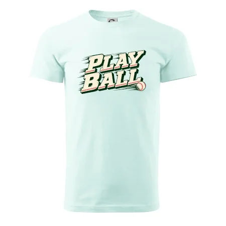 Play ball retro sportovní nápis
