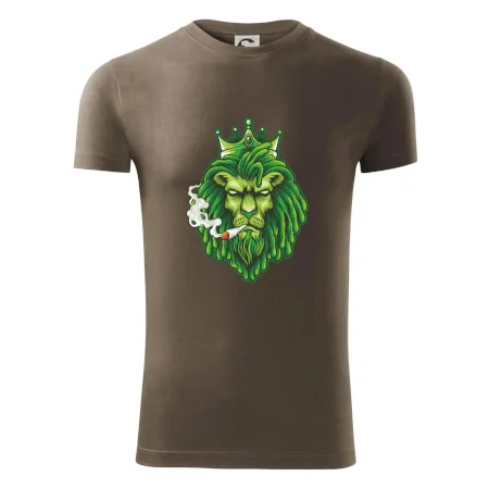 Zhulený lev zelený