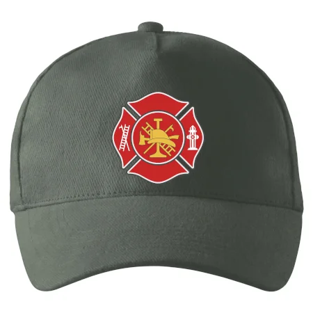 Fire department logo červené