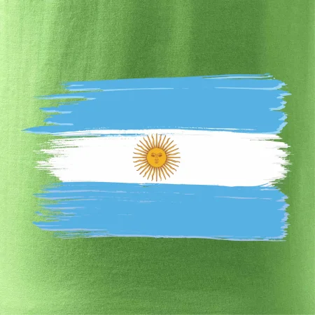 Argentína vlajka kreslená štetkou