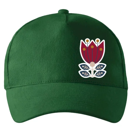 Folklór na prsníku kvetina štvorlistá