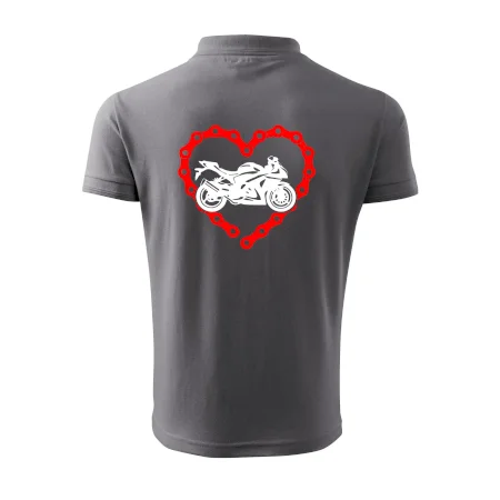 Moto srdce reťaz - cestná