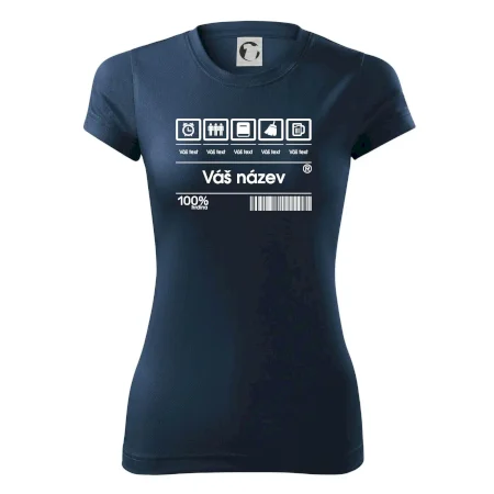 Čárový kód - Vlastní text