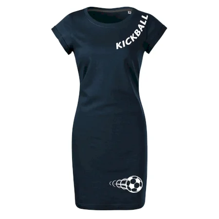 Kickball nápis šikmo