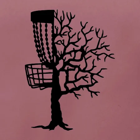 Disc golf pozor strom