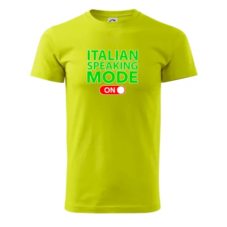 Italian speaking mode - ON
