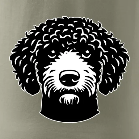 Lagotto romagnolo hlava na prsníku