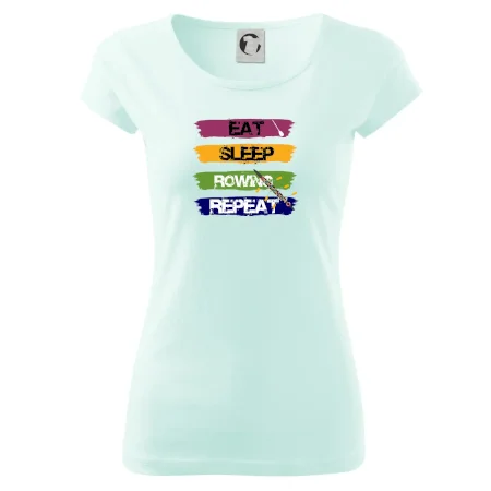 Eat sleep rowing repeat farebné