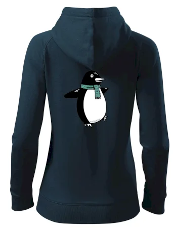 Tučniak so zeleným šálom