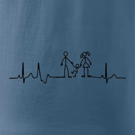 EKG rodina a jedno dieťa