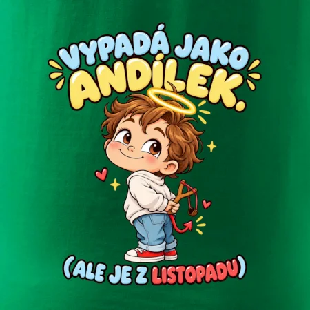 Vyzerá ako anjelik, ale je z novembra s prakom