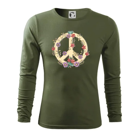 Peace symbol pieskový