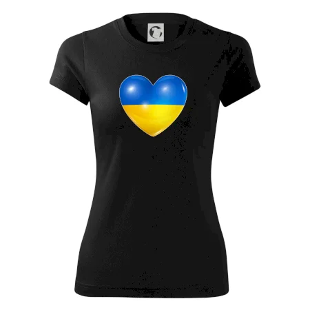 Ukrajina srdce vlajka