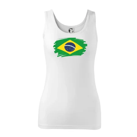 Brazília vlajka štetkou