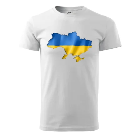 Ukrajina vlajka mapa