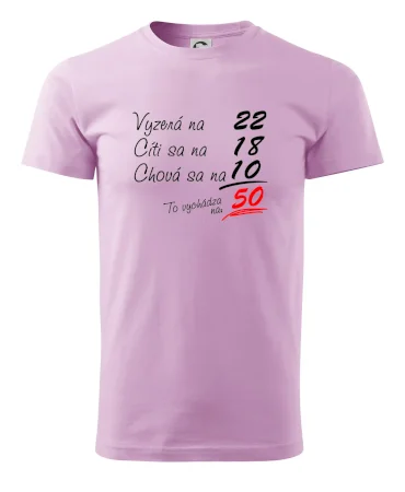 Vyzerá, cíti sa, chová sa - 50 rokov