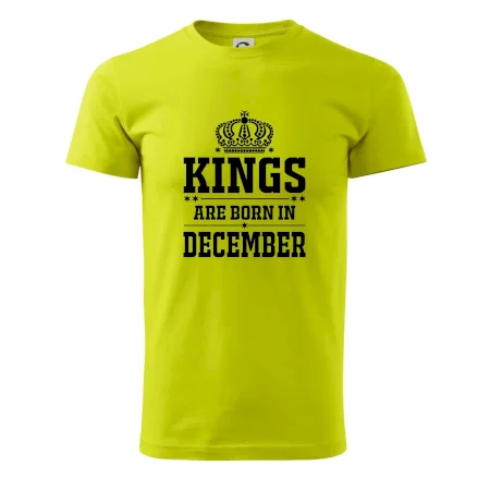 Kings are born in December