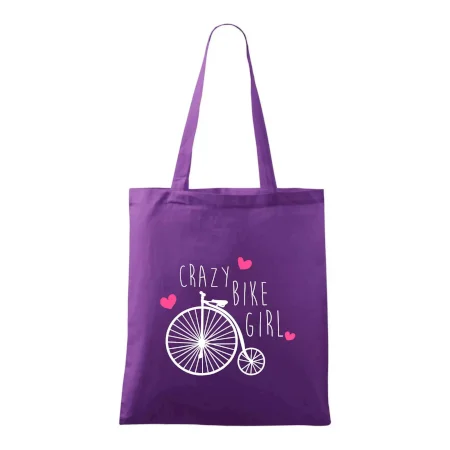 Crazy bike girl