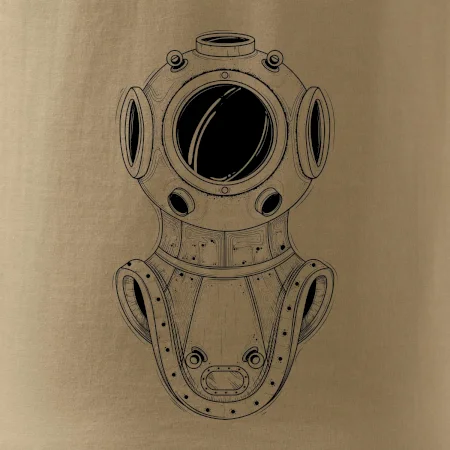 Potápač - helma stará