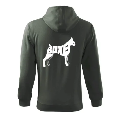 Boxer nápis v tele
