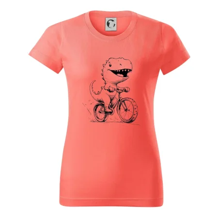 Roztomilý Dinosaurus na bicykli