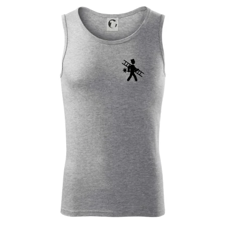 Kominík logo + nápis na zádech