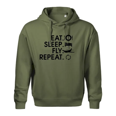Eat sleep fly repeat