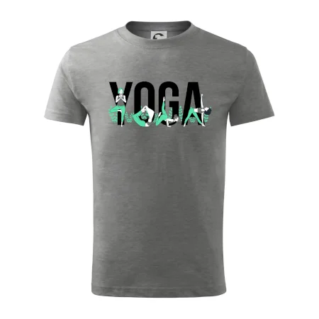 Yoga nápis farebný