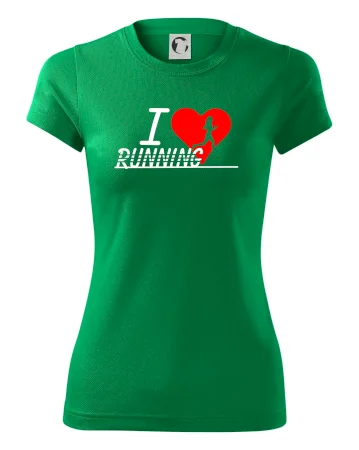 I love running dievča