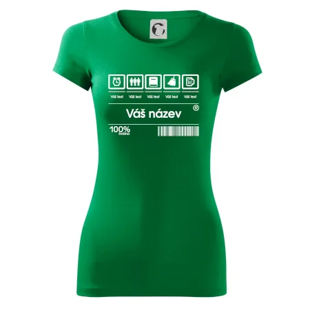 Čárový kód - Vlastní text