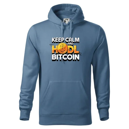 3D nápis Keep Calm and HODL Bitcoin