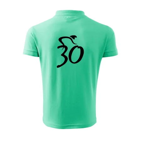 Cyklista oslavuje tridsiatku (30)