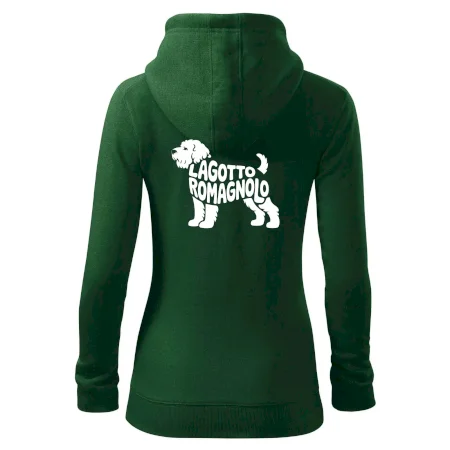 Lagotto romagnolo nápis v tele