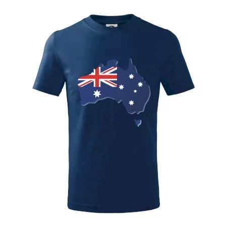 Austrália - vlajka mapa