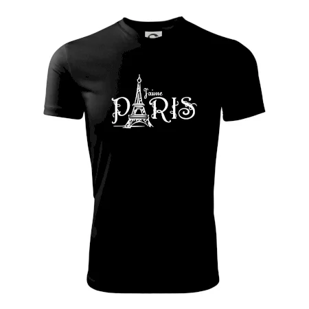 Paris nápis Eiffelovka rovný