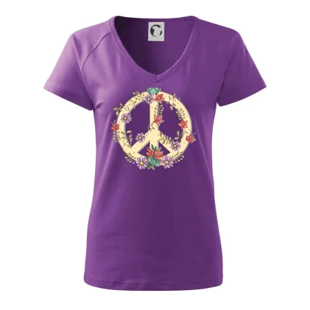 Peace symbol pieskový